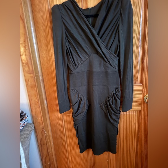 Giovannini Green Wool Dress - Picture 3 of 7